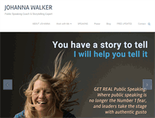 Tablet Screenshot of johannawalker.com